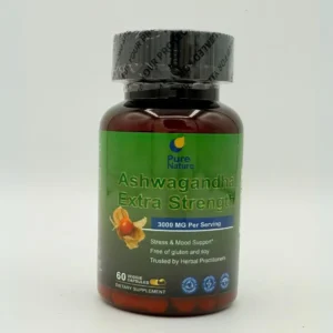 Ashwagandha Extra Strength 3000 mg 60 veggie capsules