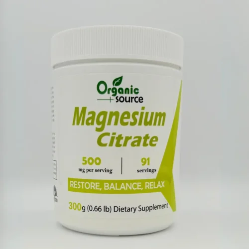 Organic Source – Magnesium Citrate Powder 500 mg