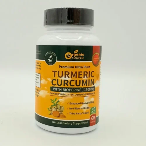 Premium Ultra Pure Turmeric Curcumin 1500 mg with Bioperine 60 Veggie Capsules