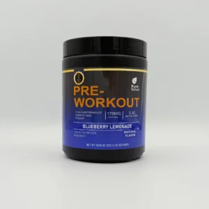 Pure Nature Pre Workout Blueberry Lemonade, 30 Servings