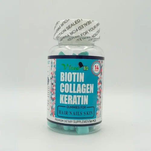 Vitrol Biotin plus Collagen plus Keratin 60 Gummies